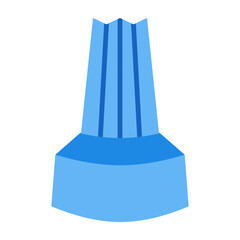 Wire Nuts Flat Icon Design