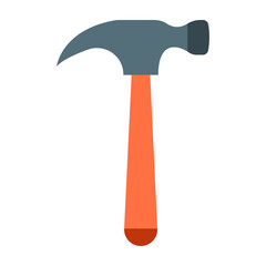Hammer Flat Icon Design