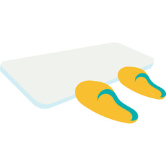 Bath Mat Illustration