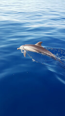 Obraz premium dolphin jumping out of water