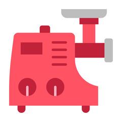 Meat Grinder Flat Icon Design