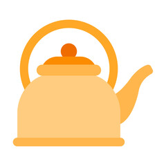 Kettle Flat Icon Design