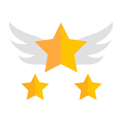 Obraz premium Star Flat Icon Design