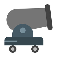 Cannon Flat Icon Design