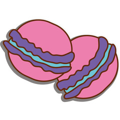 Macaron Sticker