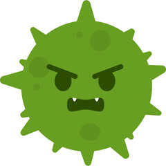 Fototapeta premium Virus Character Illustration