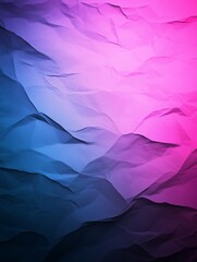 Obraz premium Artistic Background of Crumpled Paper and Gentle Neon Color Blend