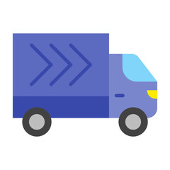 Fototapeta premium Shipping Flat Icon Design