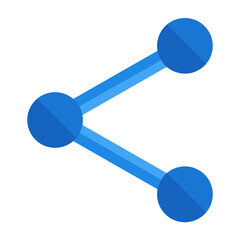 Share Flat Icon Design