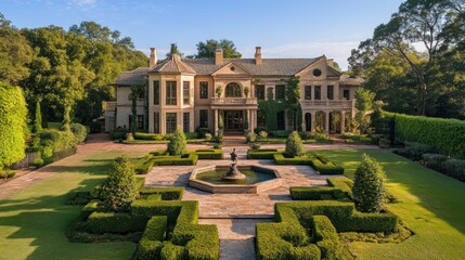 Luxury Mansion with Formal Garden