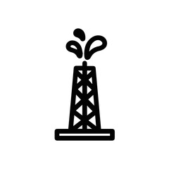 Oil icon symbol vector image Illustration
