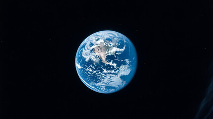 Obraz premium earth and moon