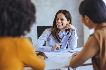 Young Professionals Engaged in a Productive Business Meeting