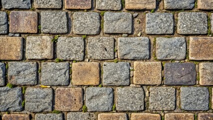 Obraz premium Rough pavement stone texture pattern, pavement, stone, texture, rough, surface, structure, background, cobblestone, ground