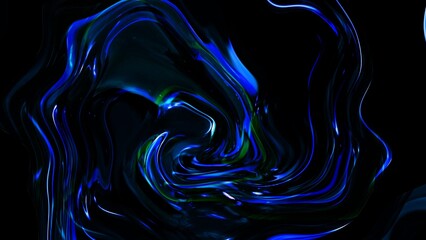 Abstract background oily glossy material twisted liquid