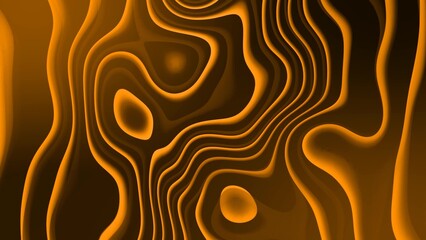 Abstract brown trendy liquid wave background