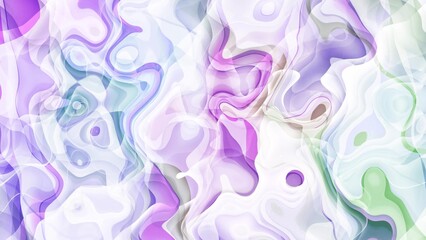 Abstract multicolor pastel liquid wave