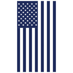 American flag on white background USA flag vertical American flag blue USA flag