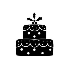 christmas cake icon
