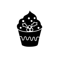 christmas cake icon