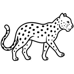 Create a Sleek Leopard Logo Highlighting Spots and Graceful Motion