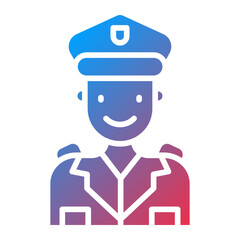Police Officer icon style