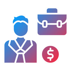 Business Man icon style
