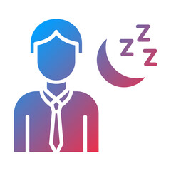 Healthy Sleeping icon style