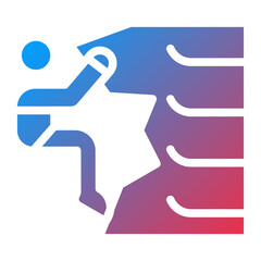 Free Climbing icon style