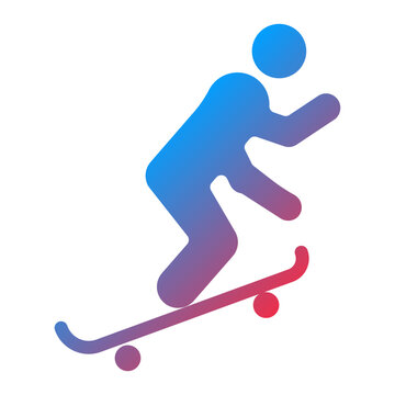 Longboarding icon style