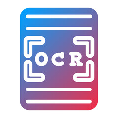 Handwritten Ocr icon style