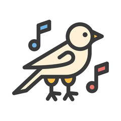 bird sound filled style