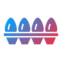 Egg Carton icon style