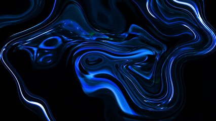 Abstract background oily glossy material twisted liquid d4