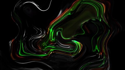 Abstract background oily glossy material twisted liquid