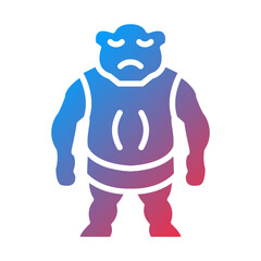 Fototapeta premium Giant icon style