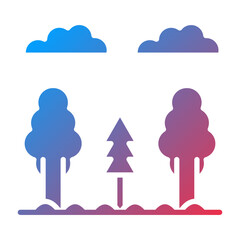 Rainforest icon style