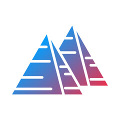Pyramids icon style