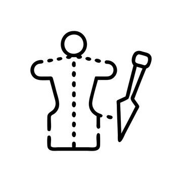 recommend clip art: Elegant Sewing Icon Line Art - Perfectly Detailed Minimalist Design for Creative Projects