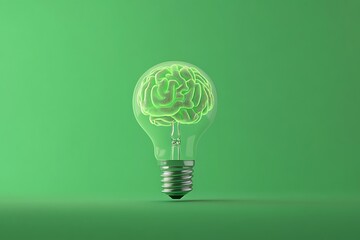 Brain in Light Bulb: Idea and Innovation