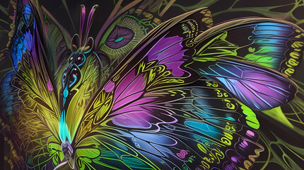 Art background for creative design. Colour. Creative illustration for design
