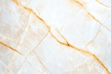 Fototapeta premium Elegant white marble texture with golden veins, perfect for backgrounds, design projects, and interior inspiration.
