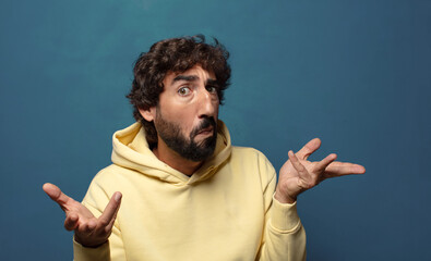 feeling clueless and confused, having no idea, absolutely puzzled with a dumb or foolish look