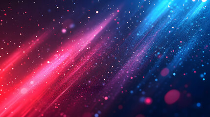 Fototapeta premium Cosmic night sky filled with bright stars and a glowing nebula, showcasing the beauty of the universe and its vibrant colors