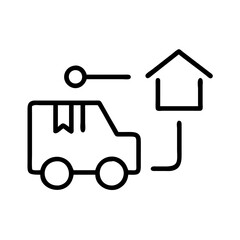 Ultimate Logistics Icon Line Art Collection, Streamlined Vector Illustrations for Modern Supply Chain & Transport Solutions