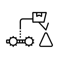 Ultimate Manufacturing and Production Icon Line Art Collection