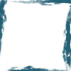 Obraz premium blue paint, ink brush strokes, brushes, lines