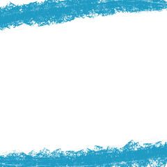 Obraz premium abstract blue brush ink sprayed on a transparent background