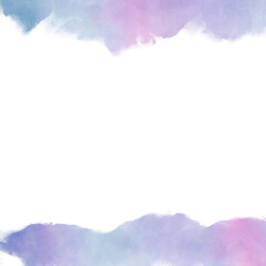 Obraz premium purple and blue swashes, watercolor wave paint abstract