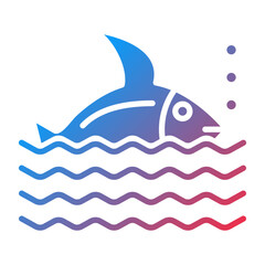 Fish Vector Icon Style